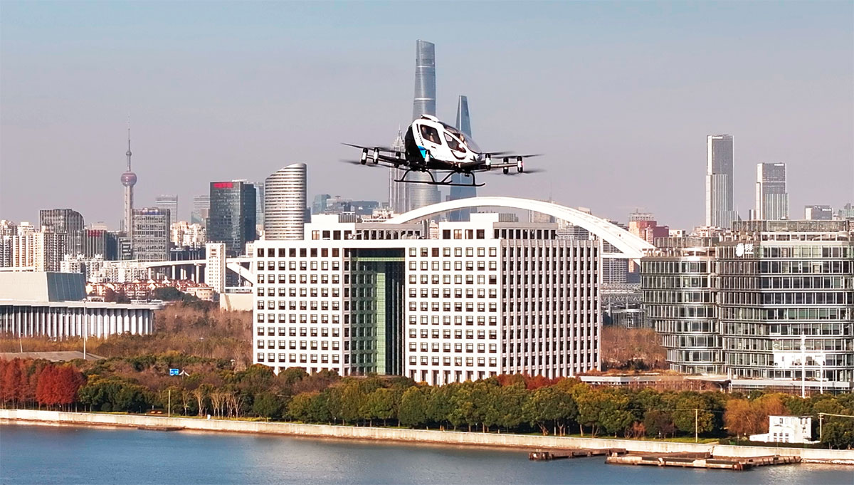 EHang's EH216-S Takes Flight in Urban Air Mobility Milestone