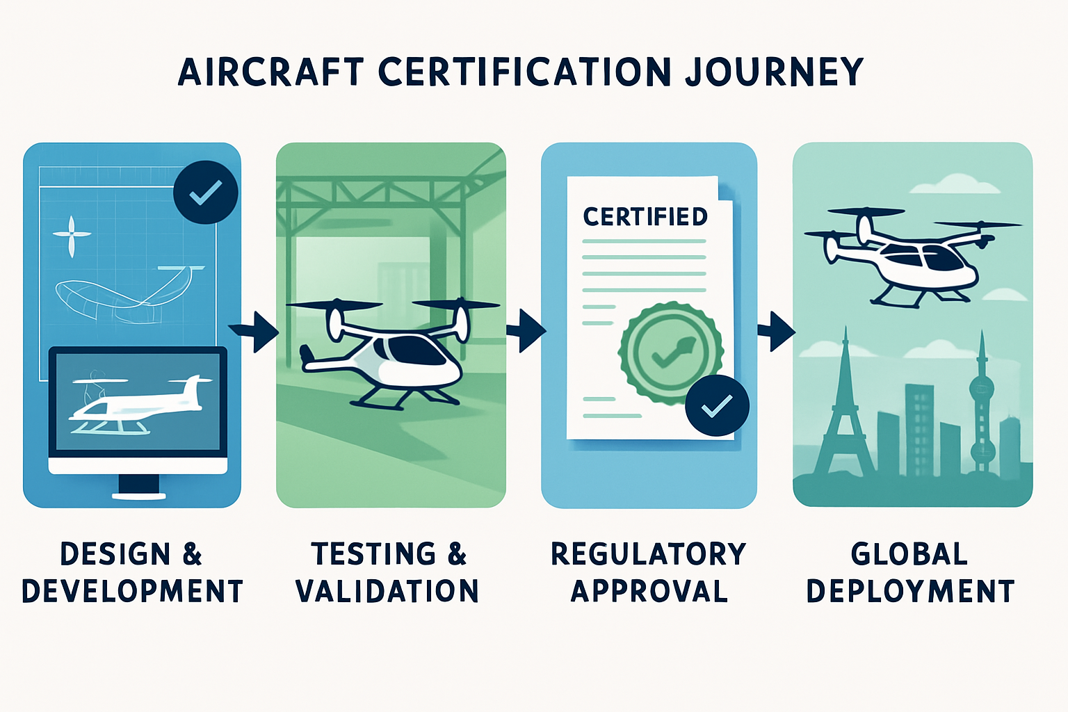 Five Nations Unite to Streamline eVTOL Certification