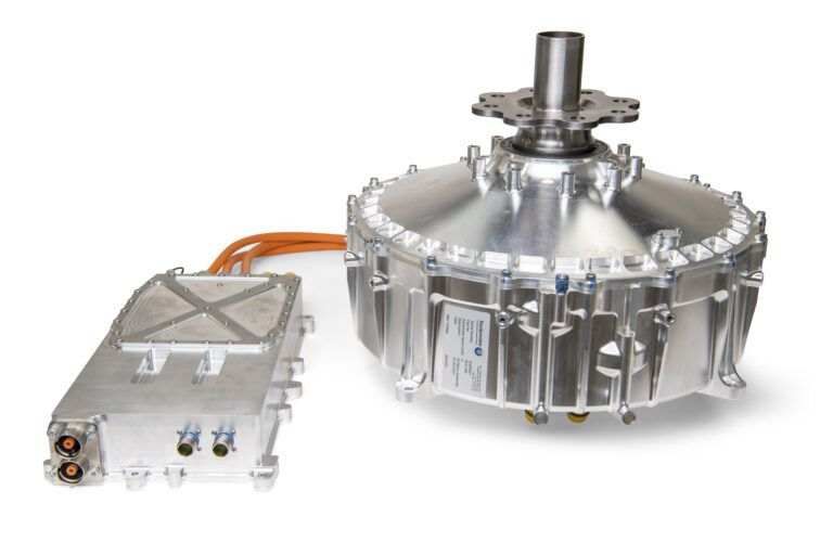 Equipmake electric motor and associated power electronics unit for eVTOL propulsion