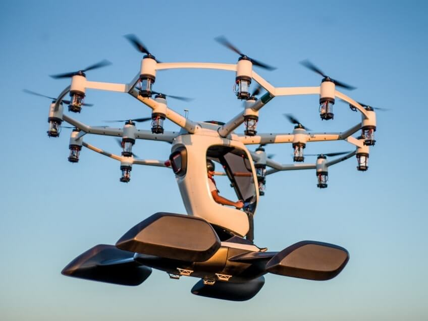 LIFT Aircraft HEXA in Flight