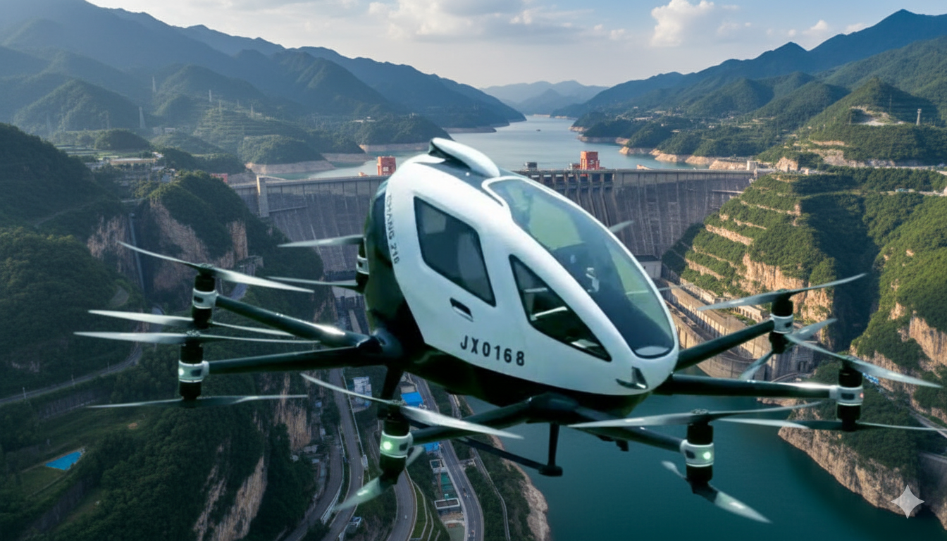 Fengjie hopes to leverages its Yangtze River gorges for eVTOL tourism operations