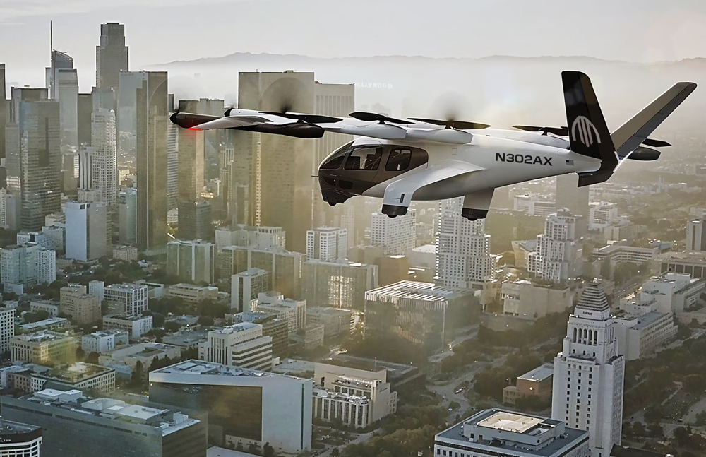 Archer Aviation's Electric eVTOL Air Taxi Network to Transform Los Angeles Transportation.