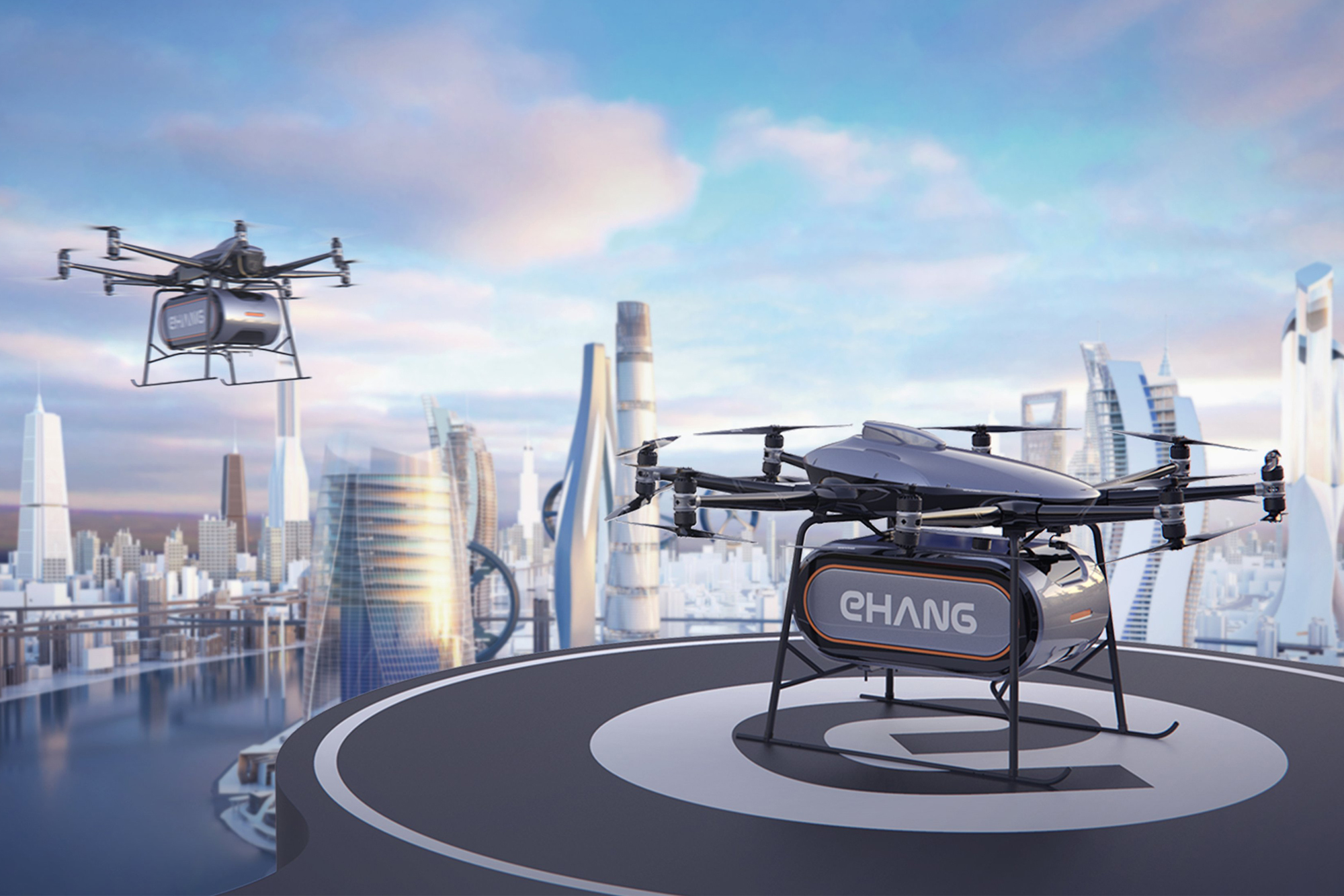 EHang Delivers First Batch of EH216-S eVTOL Aircraft and Completes ...