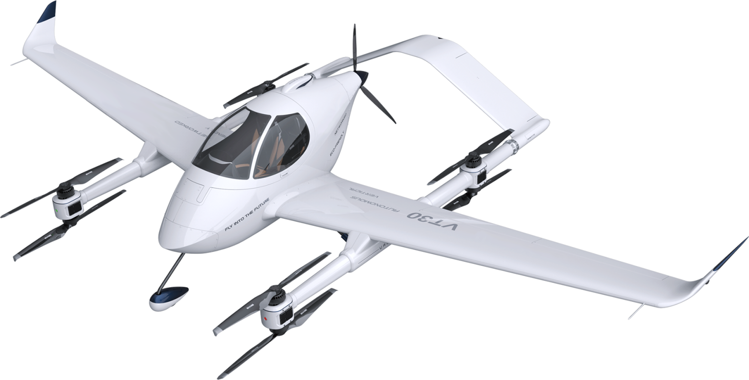 Ehang VT-30 long-range pilotless passenger eVTOL