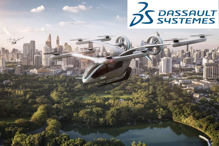 Embraer and Dassault Systèmes to support quieter eVTOL aircraft development for Eve Air Mobility