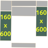 BANNER Secondary page Sidebar 160x600 $50 CPM