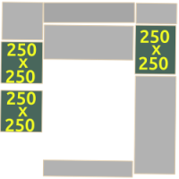 BANNER Secondary page Sidebar 250x250 $40 CPM