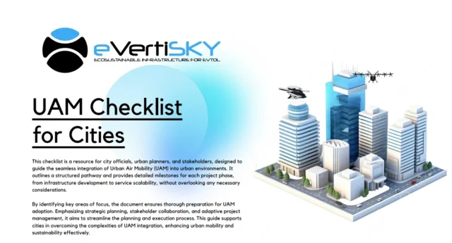 ECOSUSTAINABLE INFRASTRUCTURE FOR EVTOL - UAM Checklist for Cities