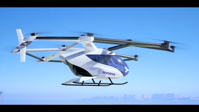 【SkyDrive】&quot;SKYDRIVE&quot;:  Lightweight Three-seat eVTOL Aircraft